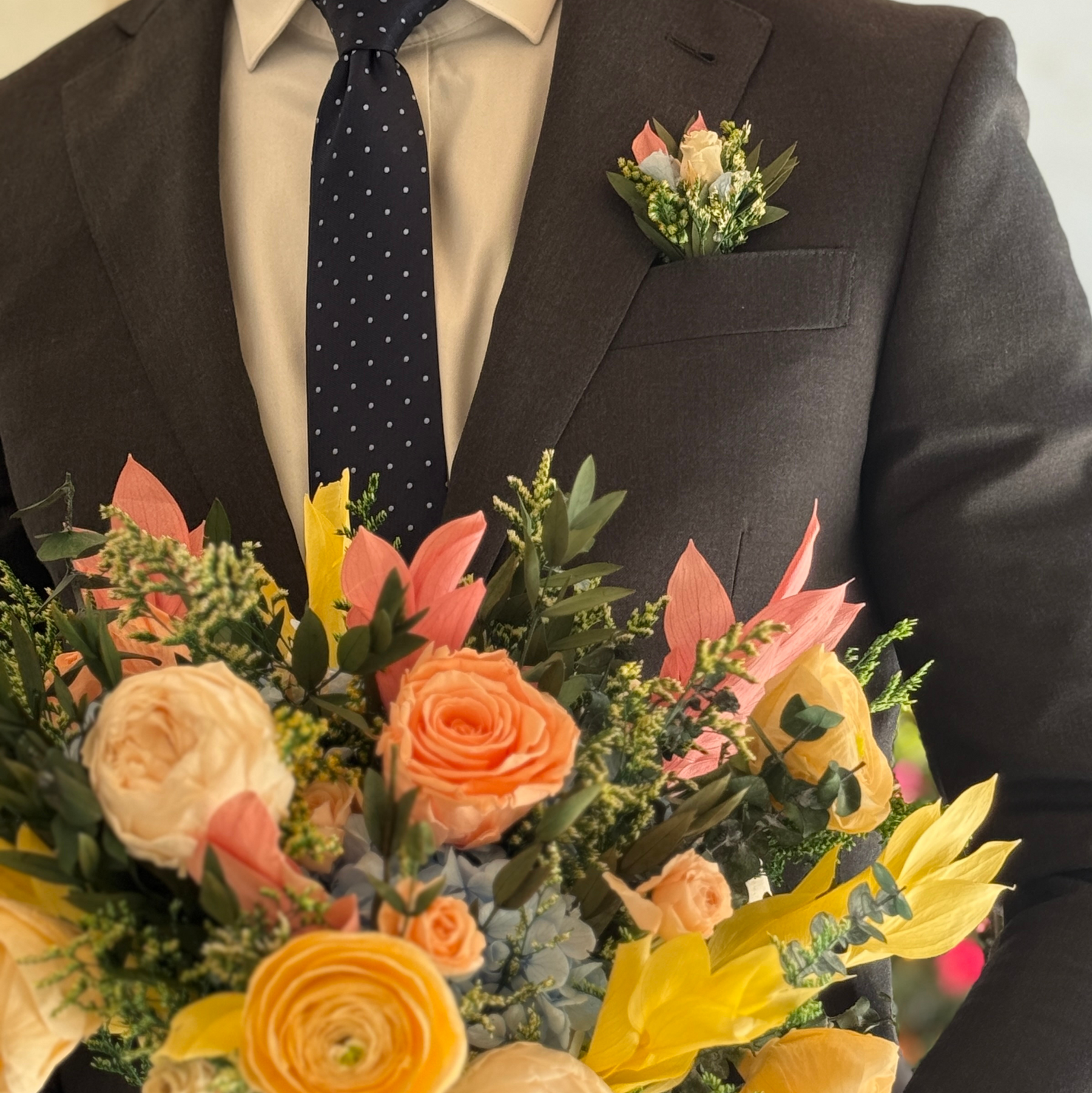 Eternal Boutonniere - "Bisou du Primtemps"